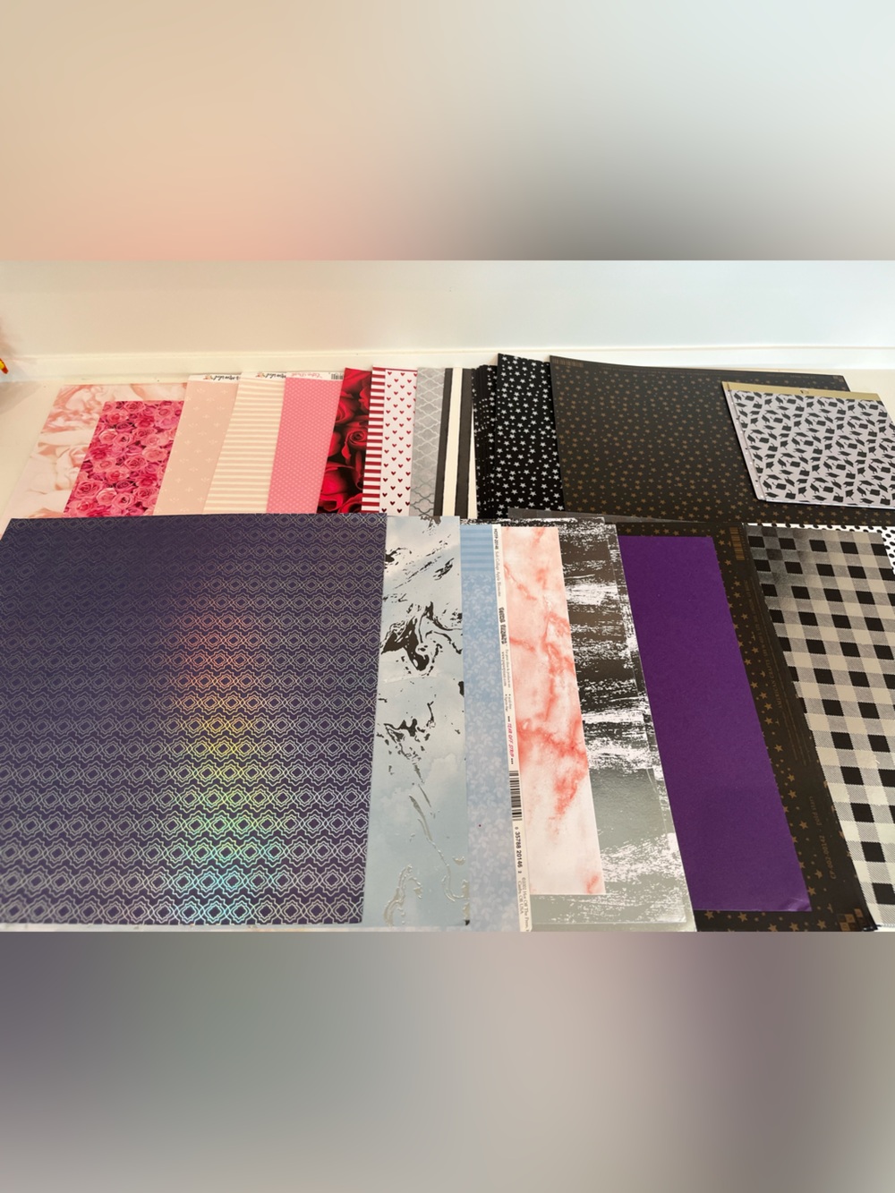46 Piece Cardstock Bundle 12x12
